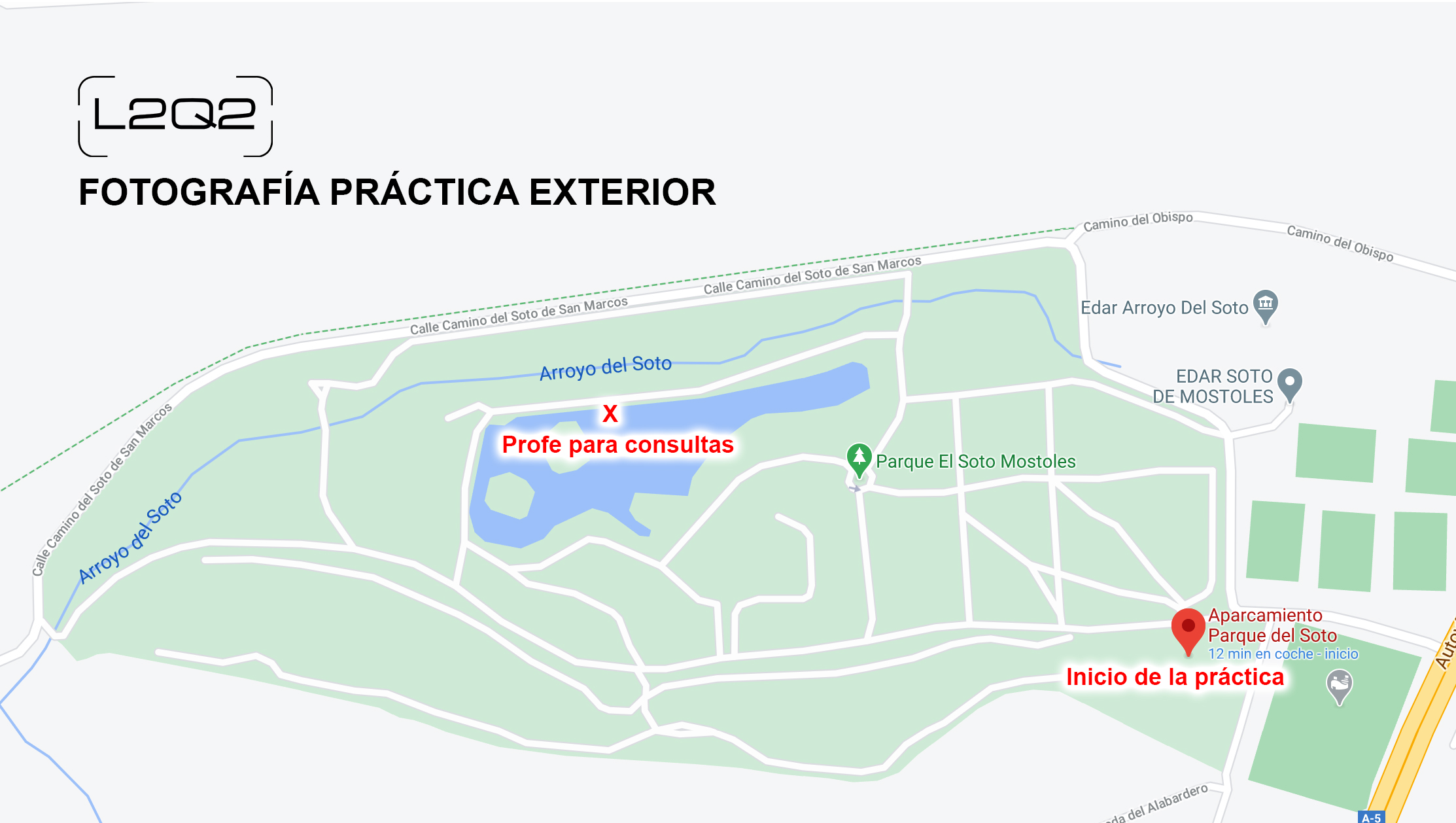 Práctica exterior - Parque Móstoles Fotografía prácticas